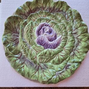 Highly Collectible Fitz And Floyd 9" Cabbage Plate. New In Box!!
